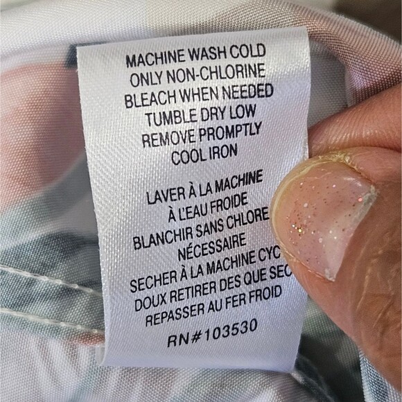 Marti Kat Button Up Short Sleeve Shirt Mens XL Modal Blend Caribbean Cruise Wear - Picture 9 of 12